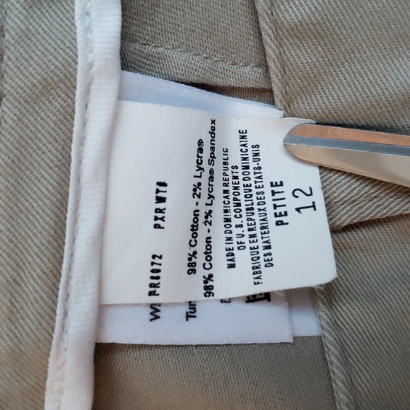 (12P) NWT Eddie Bauer Premium Stretch Flat Front Khaki Wrinkle Resistant - Picture 6 of 13